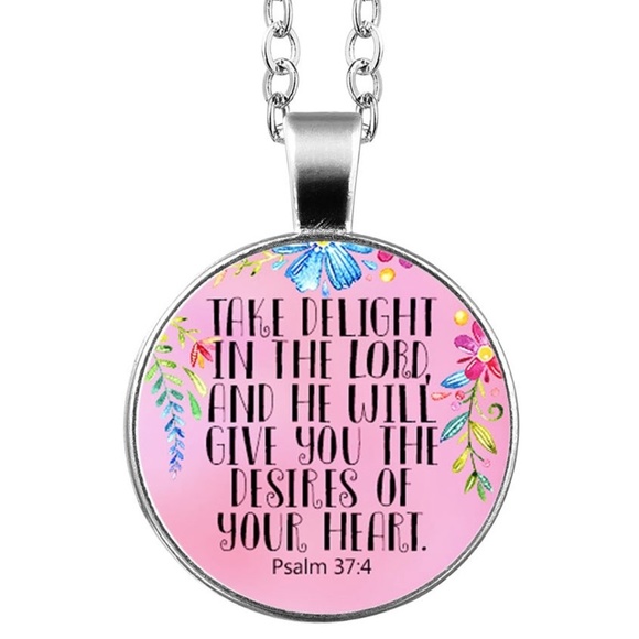 Jewelry - Necklace- NEW- Christian- He Will Give You Desires